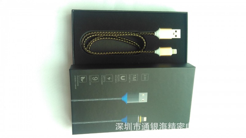 磁吸二代編織線 iPhone6數據線plus磁吸充電線 ipad磁力充電器線工廠,批發,進口,代購