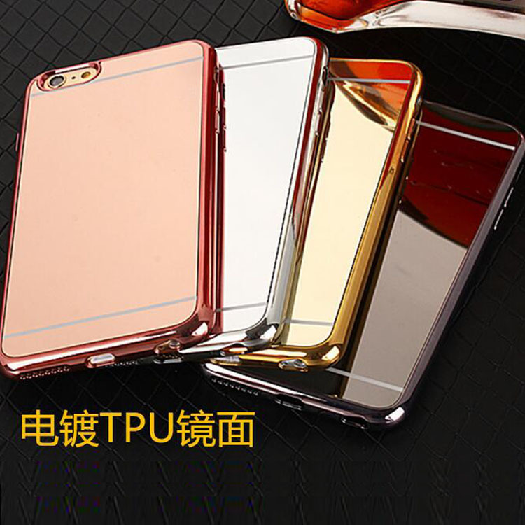 新款蘋果6S電鍍TPU軟殼 iphone6 plus電鍍鏡麵超薄防摔手機保護殼批發・進口・工廠・代買・代購