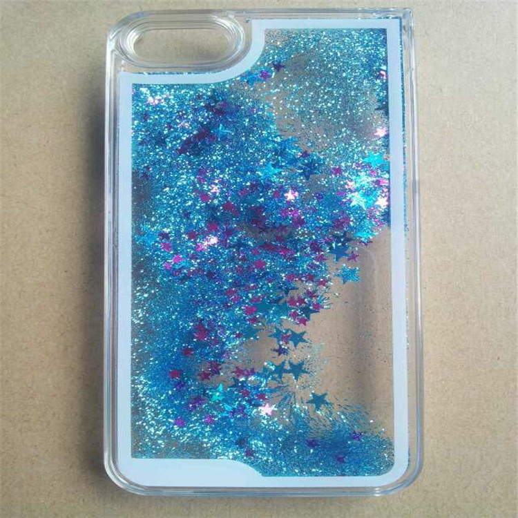 新款流行iphone6液態手機殼星星流沙殼 創意蘋果5手機套4s保護套批發・進口・工廠・代買・代購