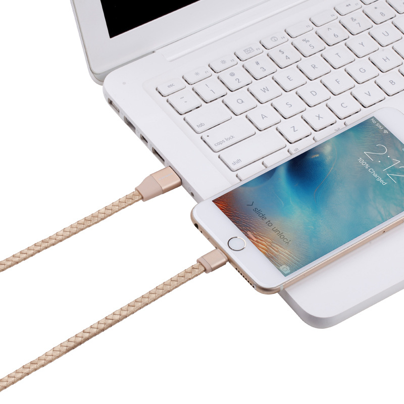 momax摩米士iPhone6數據線蘋果認證5數據線5s充電線6s 臻皮編織線工廠,批發,進口,代購