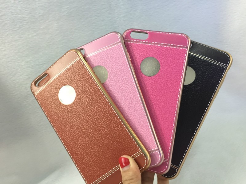 iphone6plus皮紋tpu手機殼蘋果6電鍍皮紋商務保護套浮雕彩繪外殼工廠,批發,進口,代購