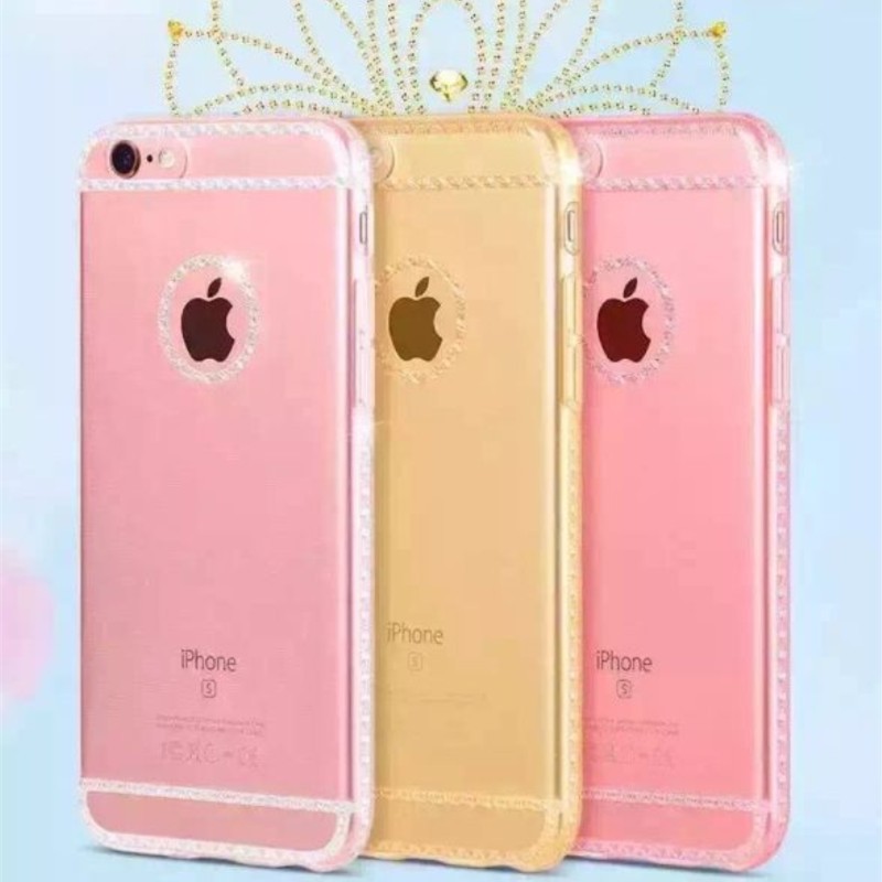 新款電鍍花紋邊圈軟殼手機殼蘋果iphone6s lus手機保護殼手機保護工廠,批發,進口,代購