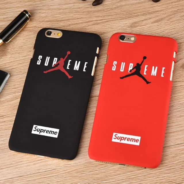 潮牌supreme聯名喬丹aj蘋果5S手機殼iPhone6S硬殼6plus保護case批發・進口・工廠・代買・代購