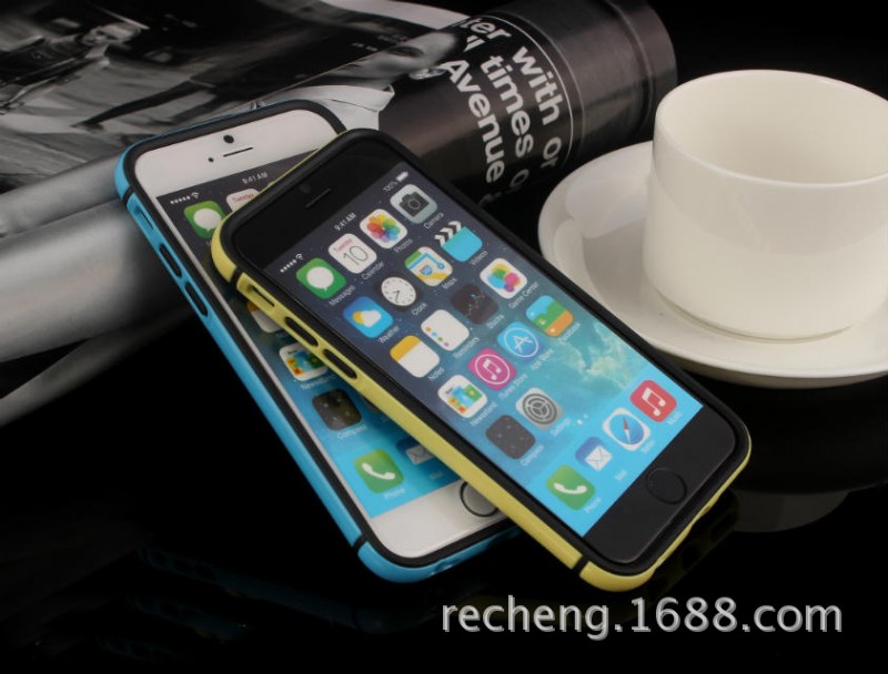 大黃蜂蘋果6P邊框 iphone6Splus超薄l軟邊框手機殼 二合一保護套工廠,批發,進口,代購