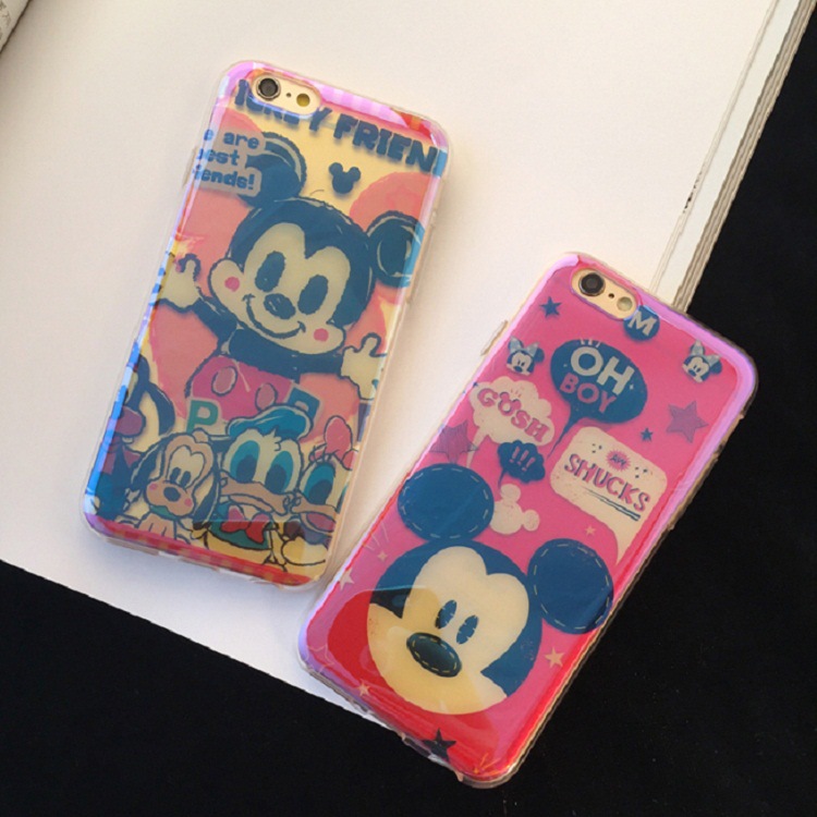 半透藍光手機殼iphone6鐳射星空TPU保護套蘋果6S防摔護套廠傢直銷批發・進口・工廠・代買・代購