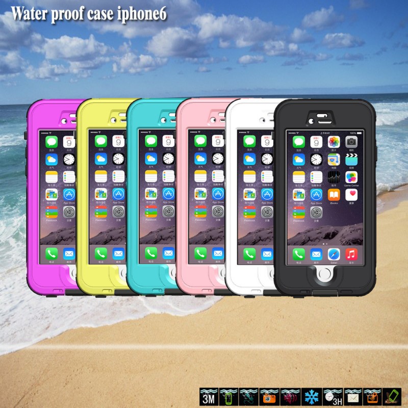 新款 iphone6 4.7寸/5.5寸指紋版手機防水殼 手機保護套工廠,批發,進口,代購