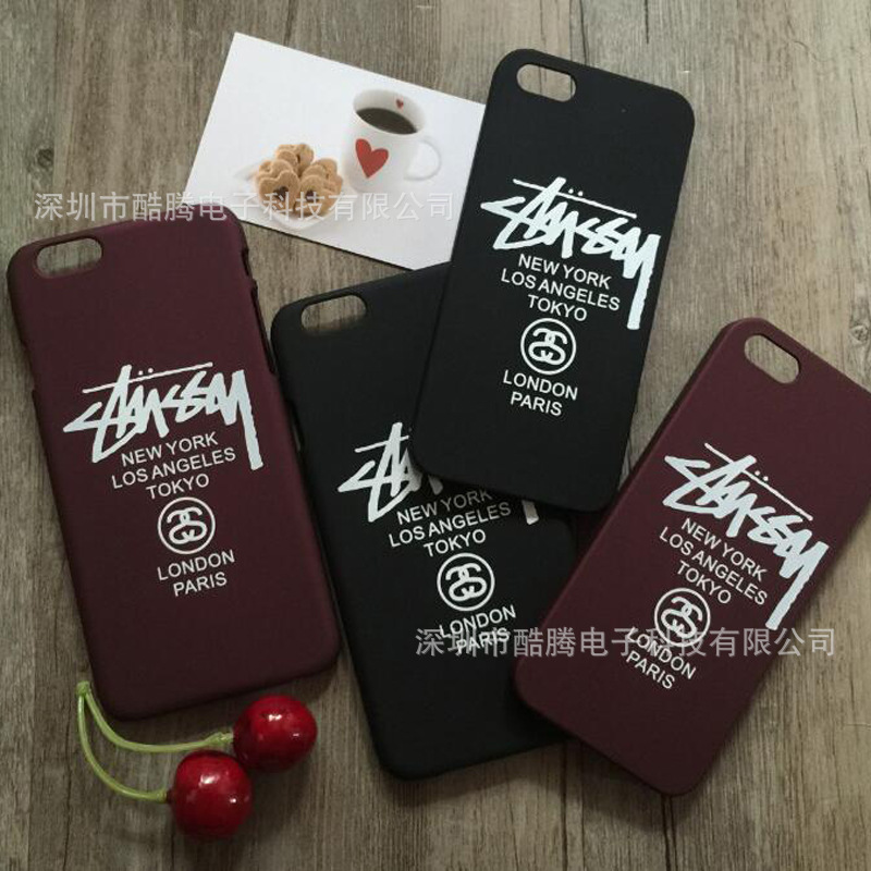 stussy潮牌手機殼蘋果5se保護套情侶 iphone6 6s plus5.5磨砂硬殼批發・進口・工廠・代買・代購