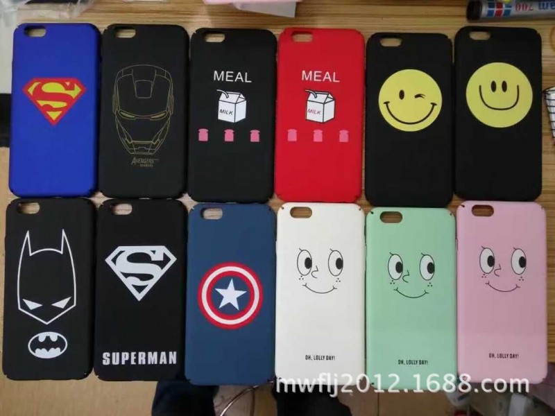 全包iphone6s手機殼 蘋果6plus防摔硬殼磨砂潮牌個性黑色6s超薄殼工廠,批發,進口,代購