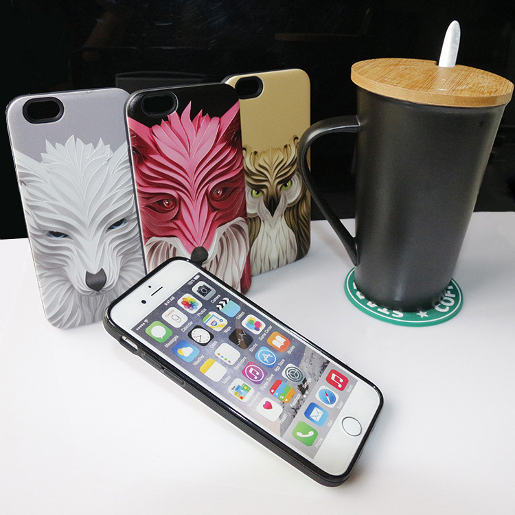 彩繪浮雕 iPhone6手機殼新款彩繪手機保護套 蘋果6彩繪手機殼定製工廠,批發,進口,代購
