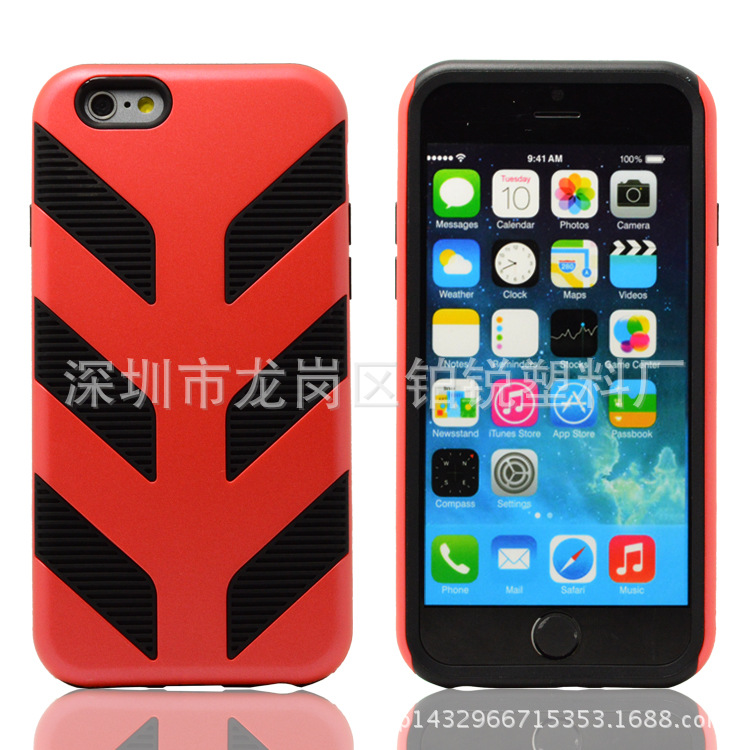 Iphone6 plus機器人手機殼 蘋果6 PLUS手機保護套 二合一手機殼工廠,批發,進口,代購