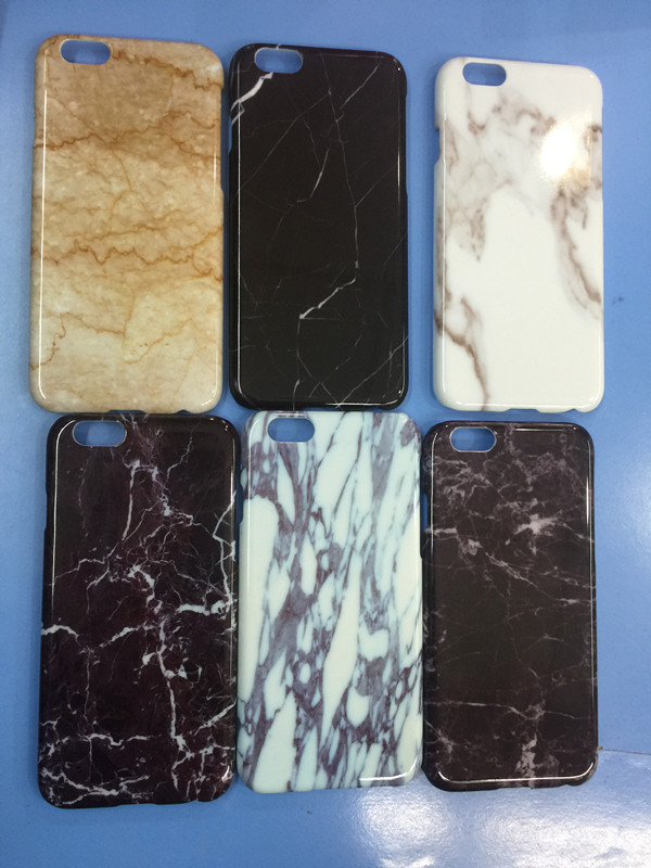 韓國簡約大理石iPhone6手機殼蘋果6Plus光麵保護套5s碎裂3D感硬殼工廠,批發,進口,代購