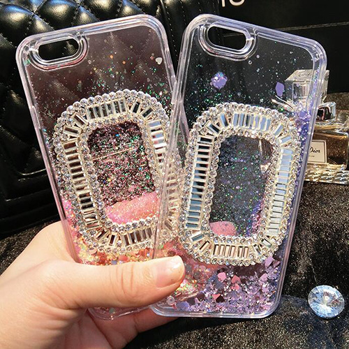范冰冰同款蘋果iPhone6TPU流沙鑲鉆手機殼蘋果6plus手機保護套批發・進口・工廠・代買・代購