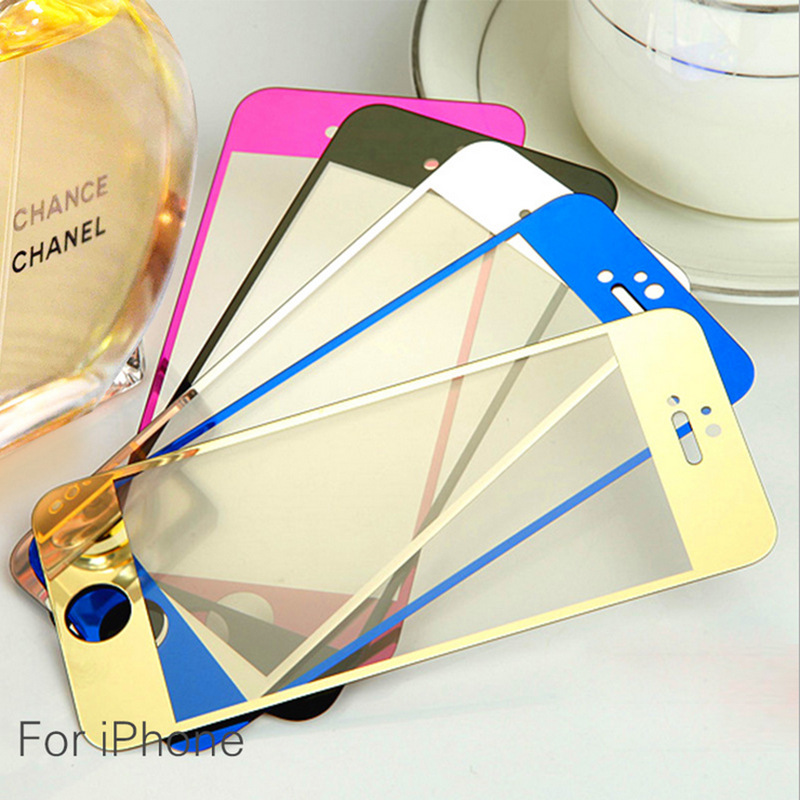 iphone6彩色鋼化膜  6 plus手機貼膜  鋼化玻璃膜批發工廠,批發,進口,代購