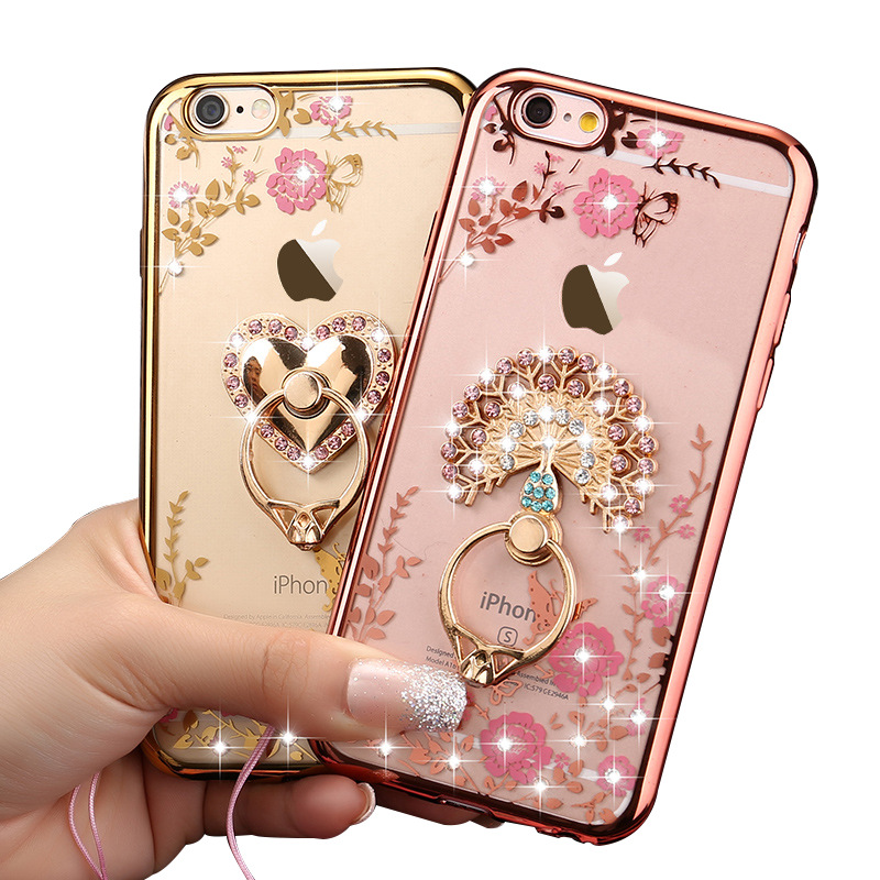 iphone6手機殼秘密花園電鍍 蘋果7手機保護套一件代發 奢華水鉆女批發・進口・工廠・代買・代購