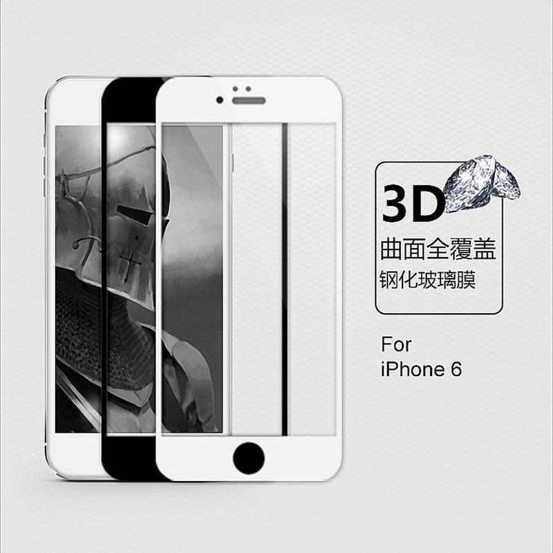 適用iphone6plus鋼化玻璃膜蘋果6s手機膜3D曲麵全屏覆蓋防爆膜工廠,批發,進口,代購