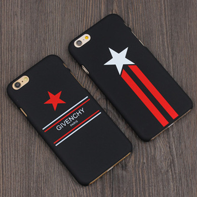 iPhone5 6plus歐美紅星潮牌手機殼 蘋果6s磨砂PC保護套 黑色後蓋工廠,批發,進口,代購