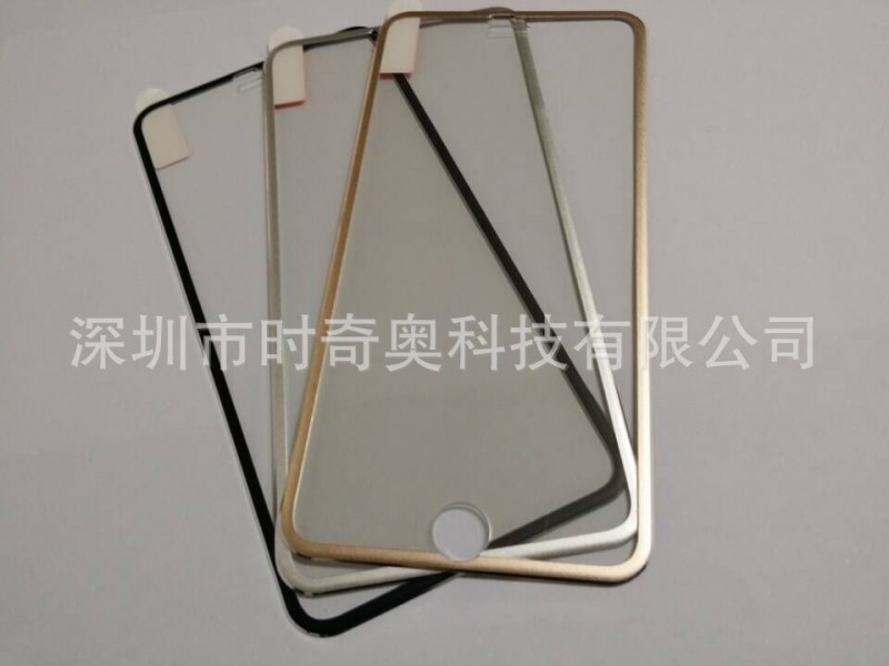 鋁合金鋼化玻璃膜手機膜 適用於iPhone6/iPhone6Plus/蘋果6 批發工廠,批發,進口,代購
