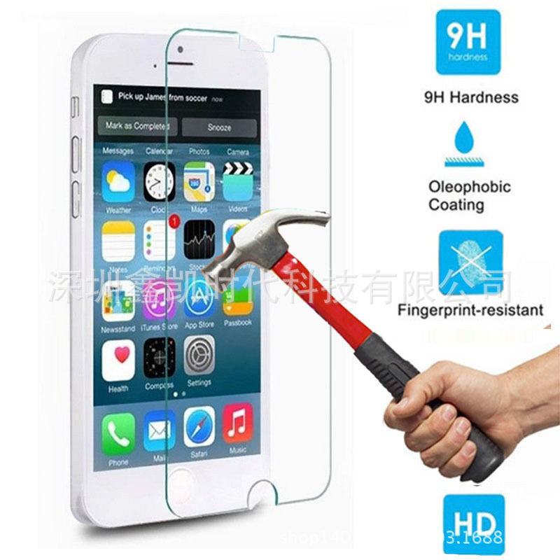 鋼化玻璃膜 Iphone 4 5 6  超薄弧邊 蘋果防刮手機保護貼膜工廠,批發,進口,代購