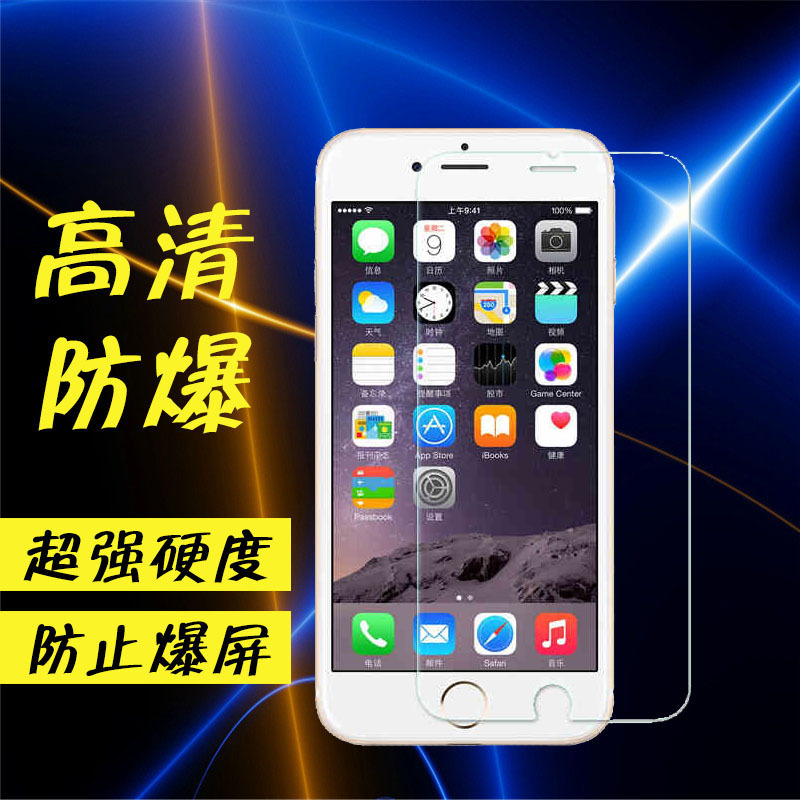 iphone6splus鋼化玻璃膜 蘋果6plus膜手機貼膜 5.5前後高清保護膜工廠,批發,進口,代購