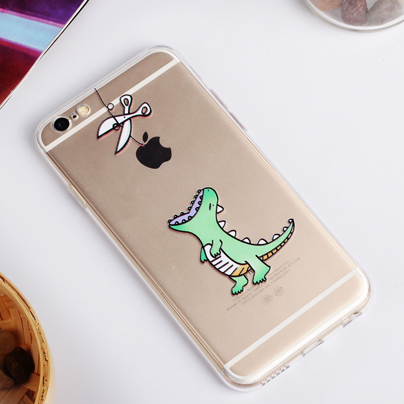 蘋果7手機殼透明TPU軟殼iPhone6plus保護套浮雕潮全包防摔日韓批發・進口・工廠・代買・代購