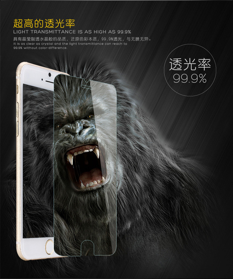 廠傢直銷iphone6 plus手機保護膜 蘋果高清鋼化玻璃貼膜 手機膜工廠,批發,進口,代購