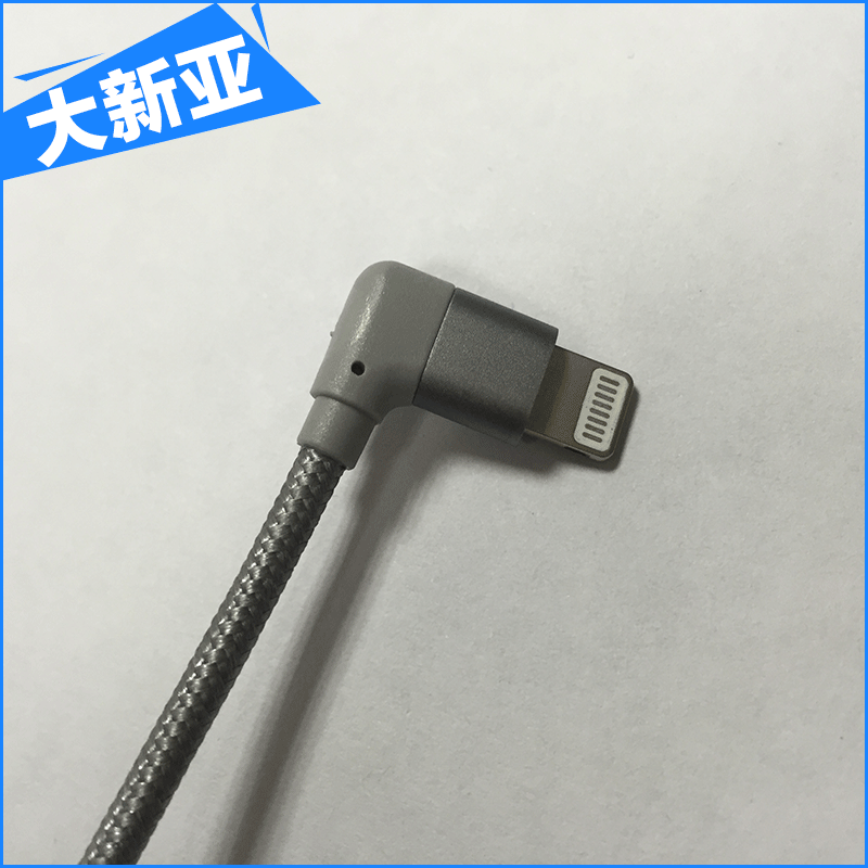 iphone5/5S/6Plus 通用彎頭數據線 6S尼成編織充電線 新品包郵批發・進口・工廠・代買・代購