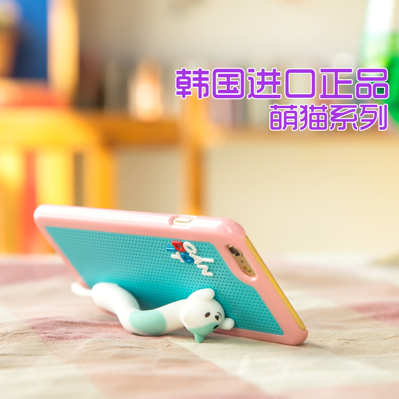 iphone6plus手機殼矽膠邊框蘋果6plus韓版防摔保護套diy創意軟殼批發・進口・工廠・代買・代購