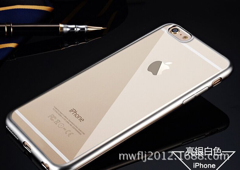 iphone6TPU電鍍殼 iphone6s 手機殼 TPU電鍍加工 無合模線批發・進口・工廠・代買・代購