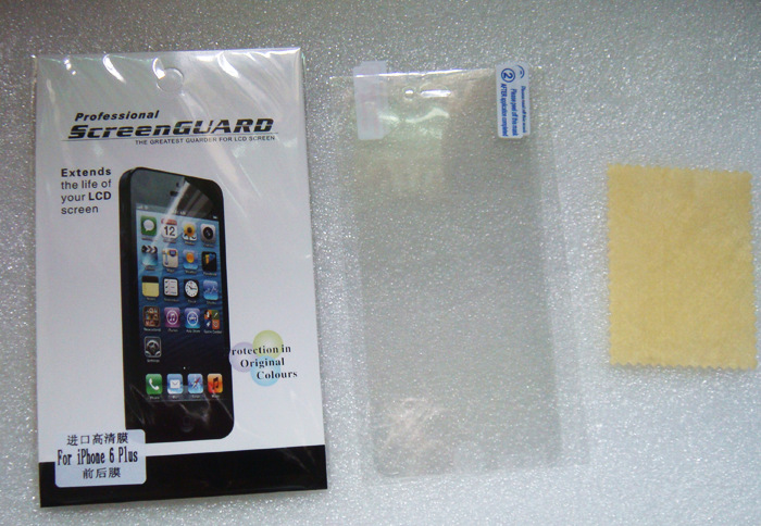 現貨 iPhone6手機保護膜 蘋果6貼膜5.5寸 iPhone6 plus高清膜工廠,批發,進口,代購