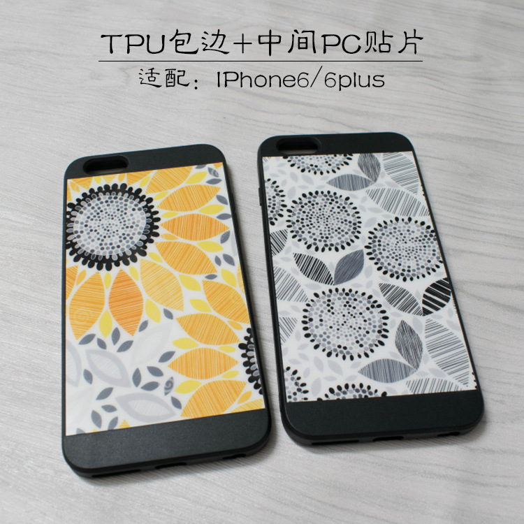 潮牌蘋果6防摔TPU軟手機殼 IPhone 6s plus花紋情侶全包邊保護套批發・進口・工廠・代買・代購