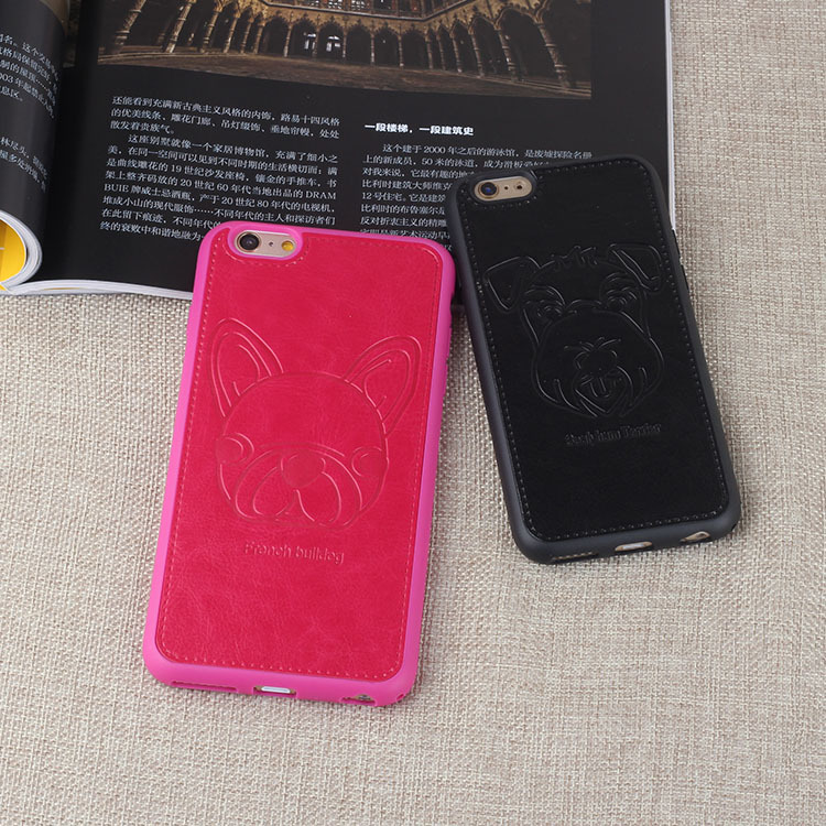 皮紋手機殼 蘋果iphone6貼皮保護套tpu軟膠全包防摔殼plus批發工廠,批發,進口,代購