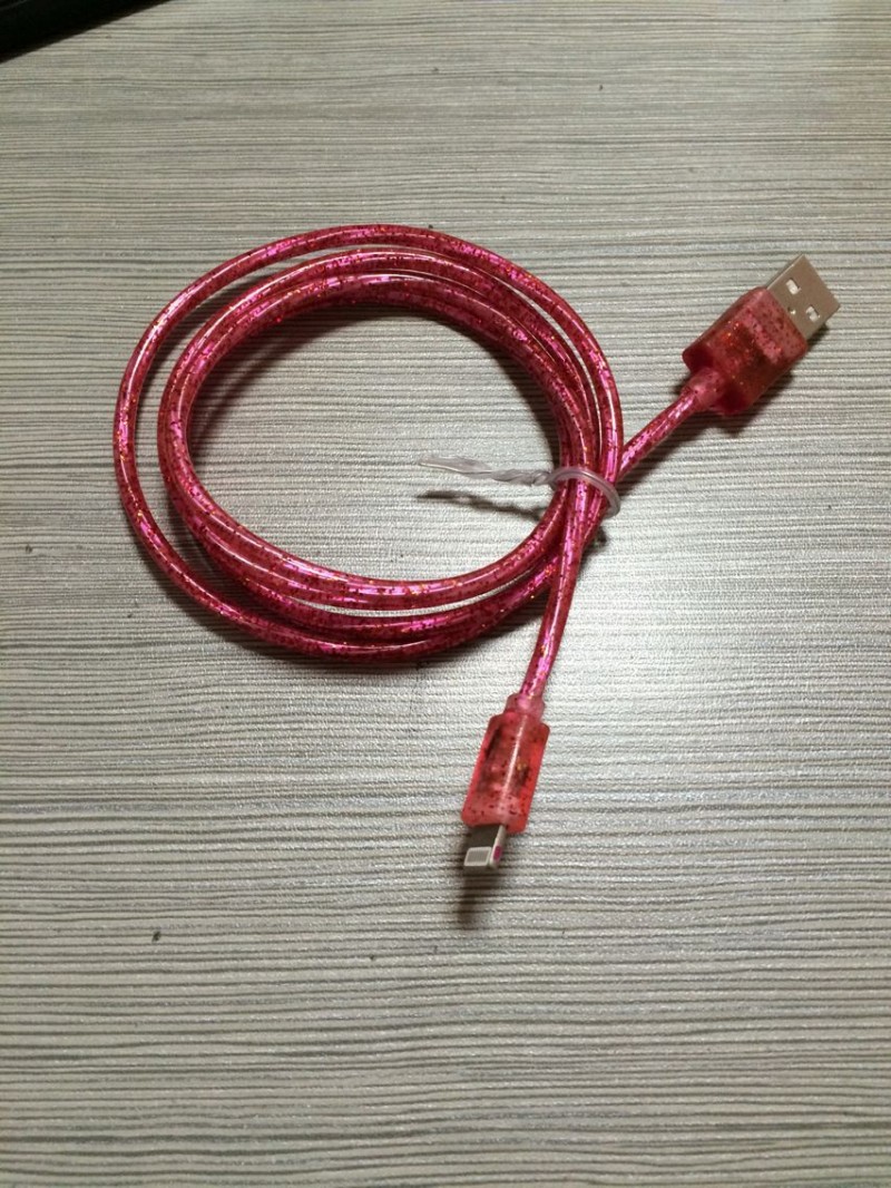新款  水晶線  iPhone5/6 數據線    iPad  數據線批發・進口・工廠・代買・代購