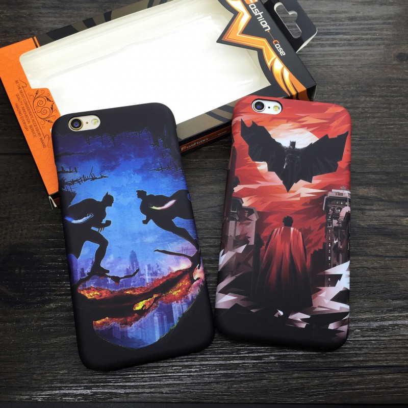 超人手機殼磨砂夜光浮雕蘋果iPhone6 6s 6plus4.7寸手機殼保護套工廠,批發,進口,代購