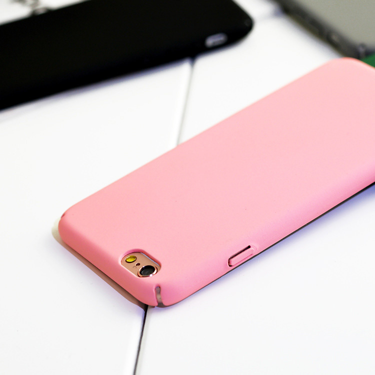 蘋果6s簡約保護套 iPhone6手機殼 4.7/5.5寸全包邊純色防摔硬殼工廠,批發,進口,代購