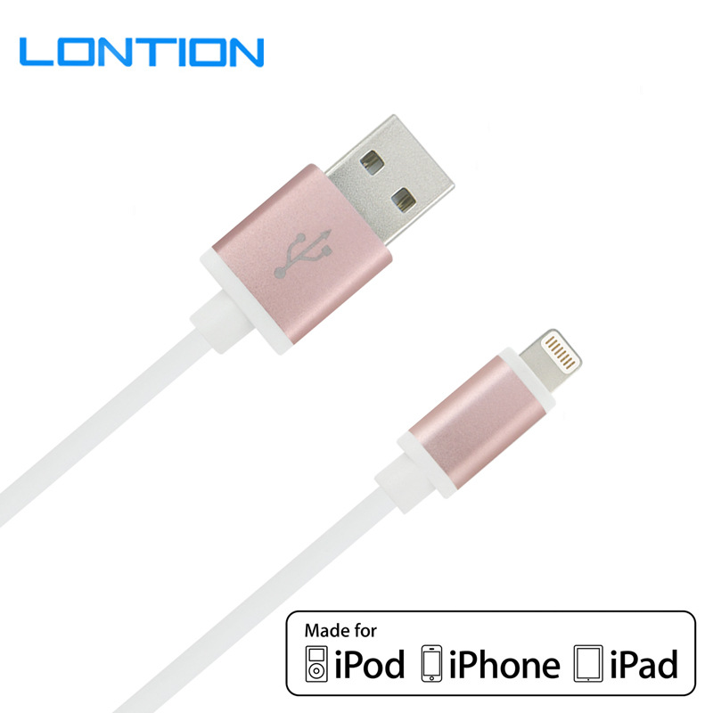 iphone 6s 數據線 lightning介面 蘋果MFI認證鋁合金數據線批發・進口・工廠・代買・代購