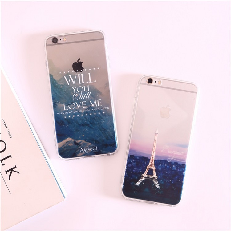 世界之旅iphone6s手機殼3D風景蘋果6plus保護套超薄i5s全包軟殼潮工廠,批發,進口,代購