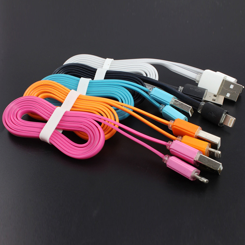 廠傢批發 新款 果凍ip5手機數據線 micro v8彩色 水晶發光充電線批發・進口・工廠・代買・代購