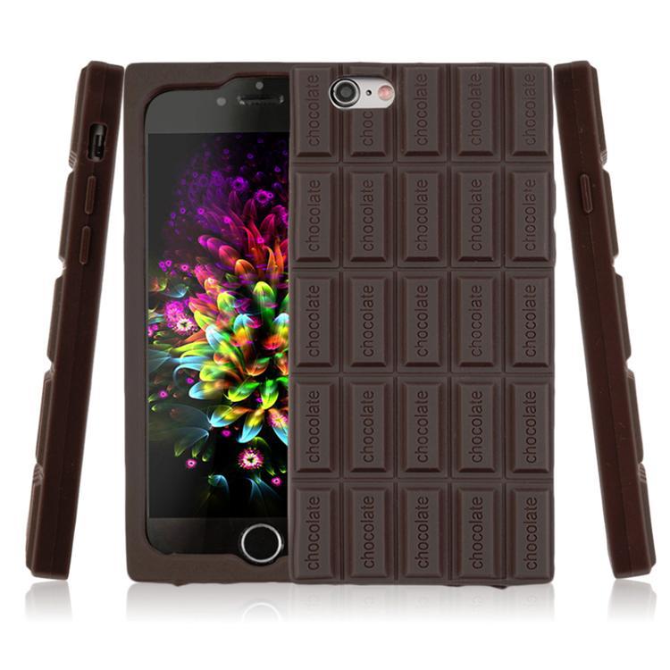 iphone4S/5s/6s巧克力矽膠手機殼 蘋果6S巧克力手機保護套 軟套工廠,批發,進口,代購