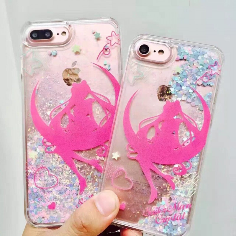 適用於蘋果iphone7流沙手機殼美少女iphone6卡通圖案日韓風新款批發・進口・工廠・代買・代購