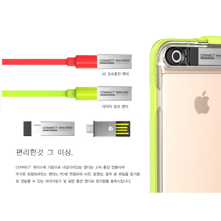 新款二代蘋果6l數據線手機殼 iPhone6來電閃保護套 發光充電殼批發・進口・工廠・代買・代購