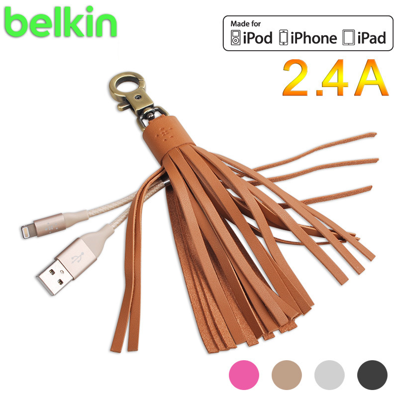 貝爾金 蘋果數據線iPhone 6s/Plus 5s流蘇掛飾MFi認證手機充電線工廠,批發,進口,代購