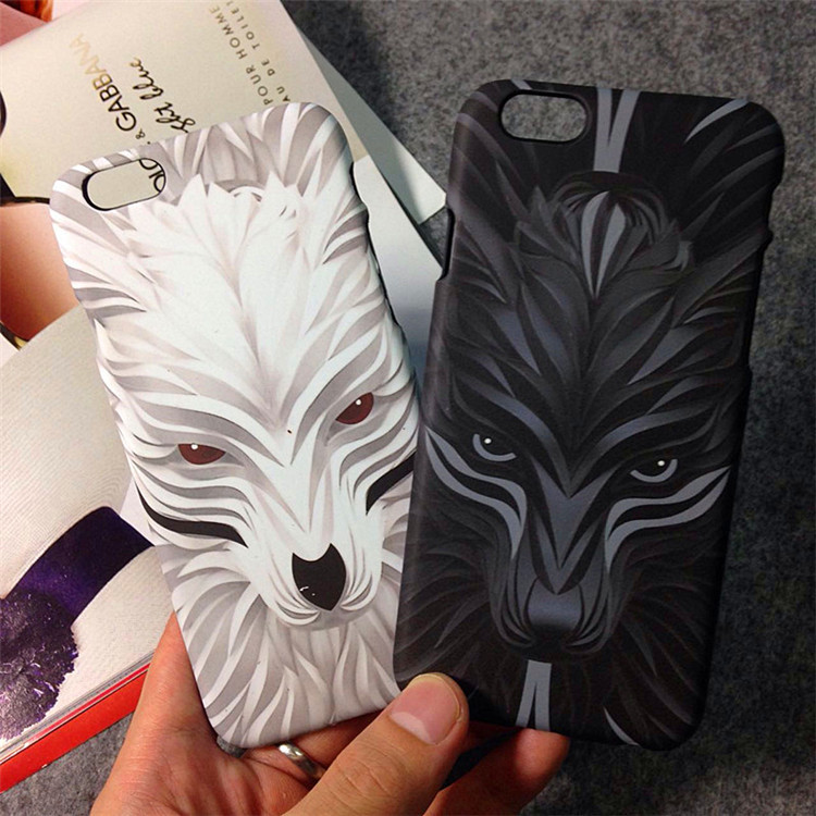 森林之王6plus手機殼 蘋果iphone6s保護套浮雕夜光磨砂5s外殼動物批發・進口・工廠・代買・代購