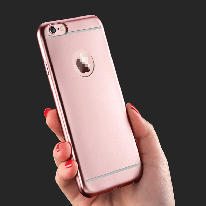 iphone7手機殼蘋果6plus保護套三星S7啞光超薄矽膠套蘋果6s電鍍殼批發・進口・工廠・代買・代購