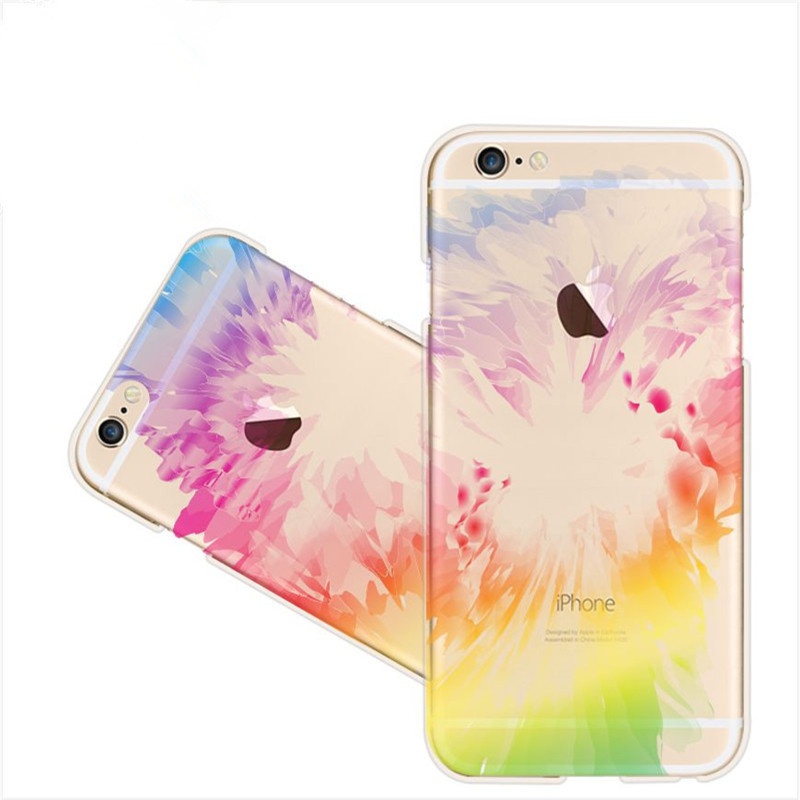 iPhone7手機殼 清新日韓風 蘋果7透明彩繪手機保護套 蘋果各型號工廠,批發,進口,代購
