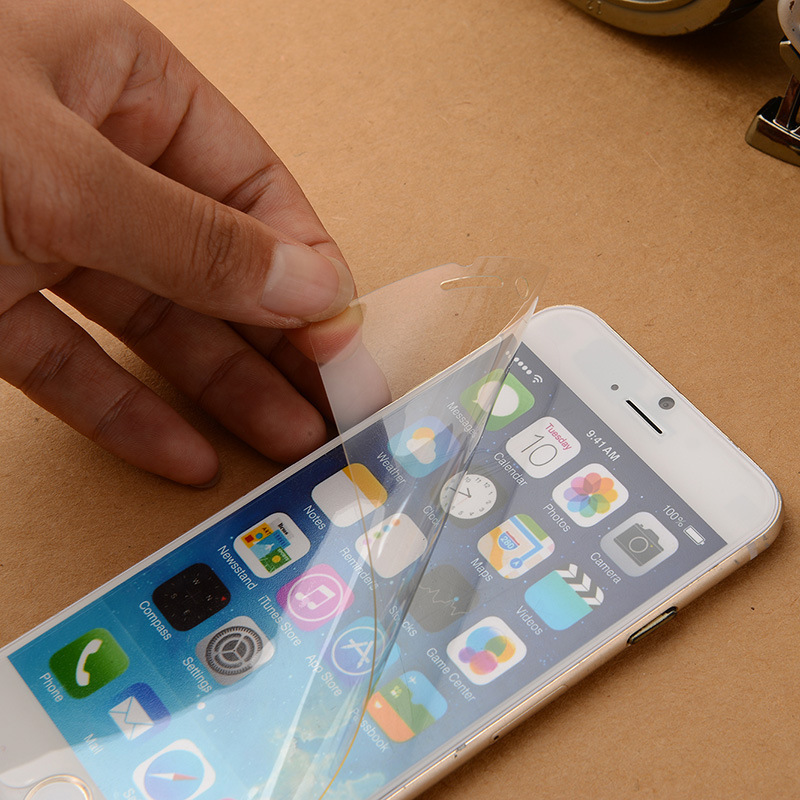 適用於iphone6s/6s plus 4S蘋果5S 3層TPU進口軟性納米防爆裸膜批發・進口・工廠・代買・代購