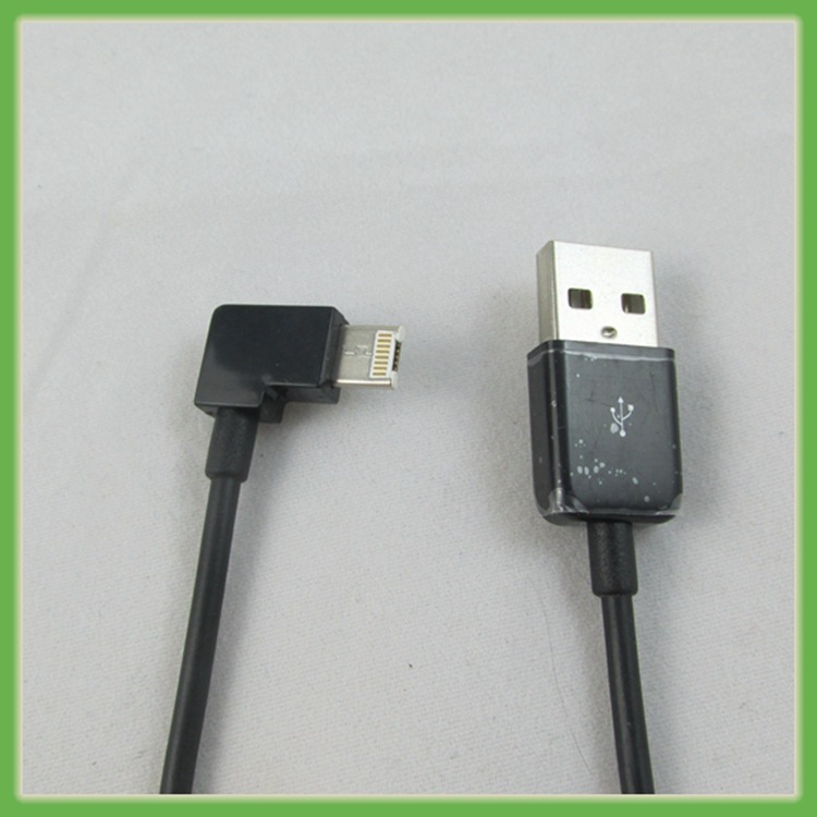 適用於iPhone6S充電數據線 micro二合一通用充電線 彎頭90度批發・進口・工廠・代買・代購
