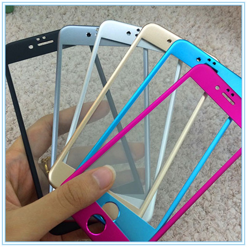 iphone7鈦合金鋼化膜蘋果6S全包圍曲麵3D玻璃保護膜批發工廠,批發,進口,代購
