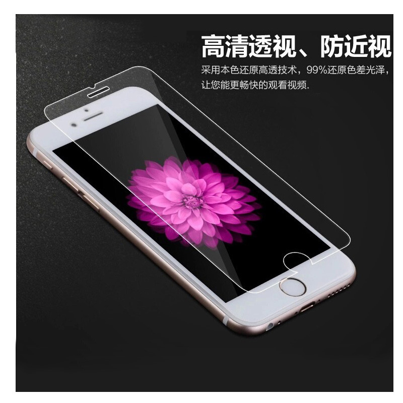蘋果iPhone6鋼化膜 蘋果iphone7鋼化玻璃膜 高清防爆手機保護膜工廠,批發,進口,代購