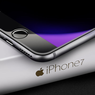 iphone7碳纖維軟邊3D全屏紫光鋼化玻璃膜蘋果7plus手機保護膜工廠,批發,進口,代購