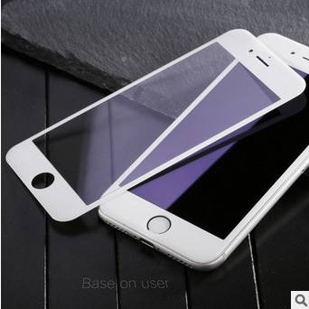 倍思 iphone7/7 Plus貼膜絲印全貼合PET軟邊抗藍光鋼化膜 0.23mm工廠,批發,進口,代購